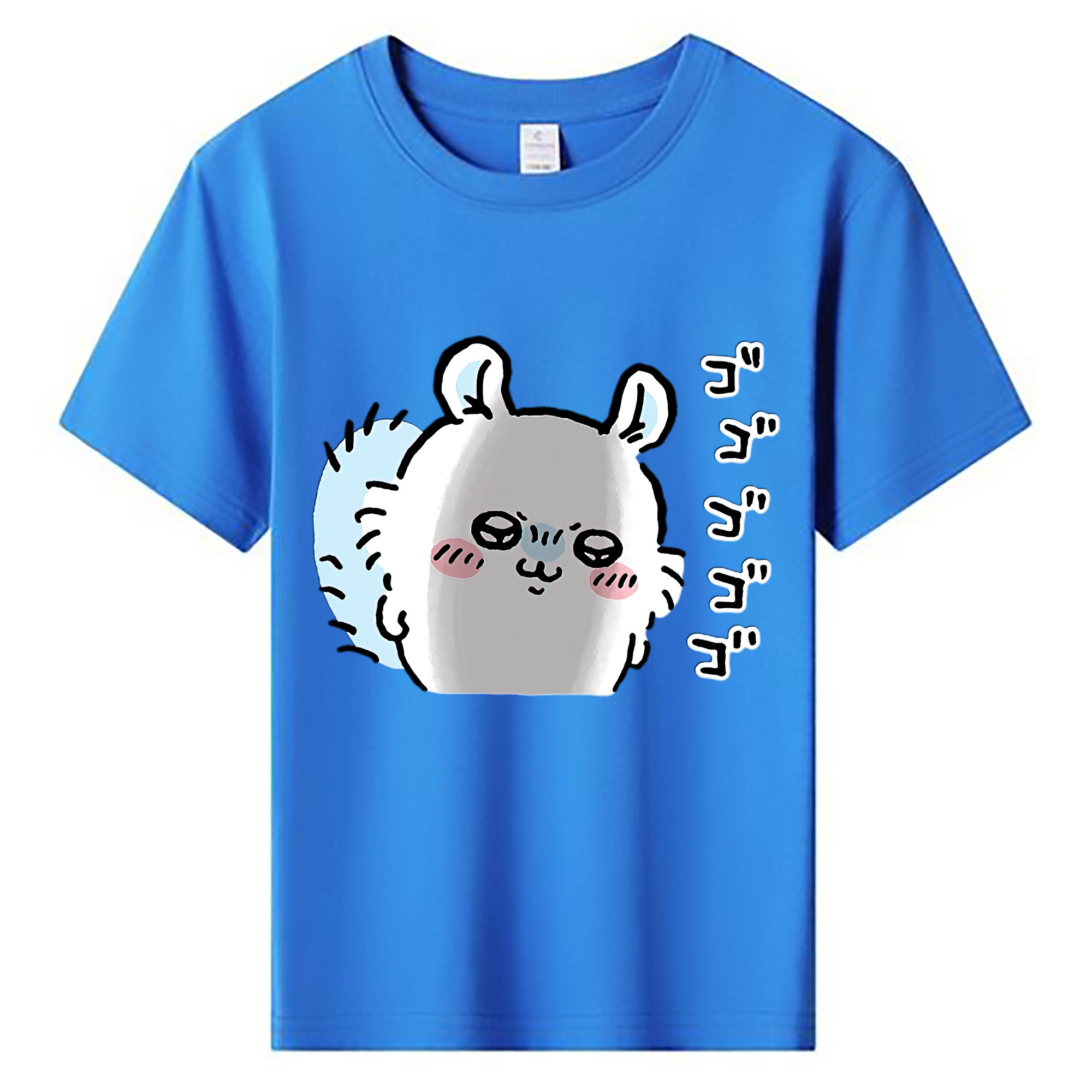 （画像用） ちいかわ モモンガ Chii-kawa Momonga 綿100％キッズTシャツ（フロントプリント）